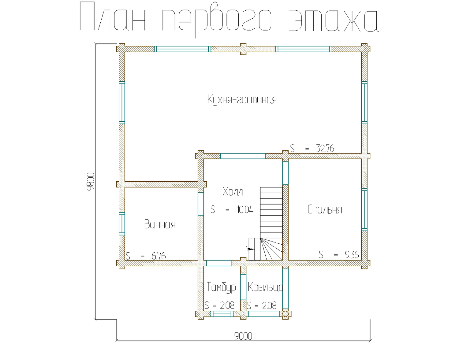 Проект дома ДД-121-3